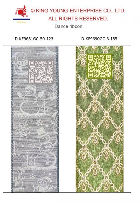 AI Dace Ribbon-Snowmen & Pattern